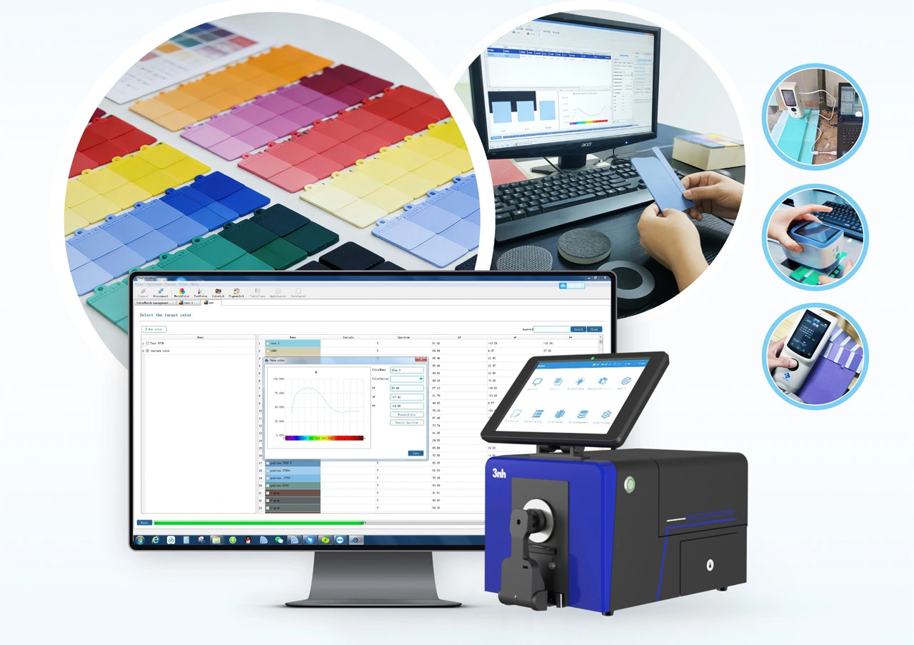 Paint & Coating Accurate Color Matching With 3nh Color Measuring Device